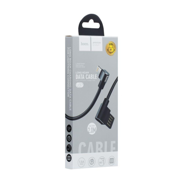 Кабель USB Hoco U37 Long Roam Lightning 2m