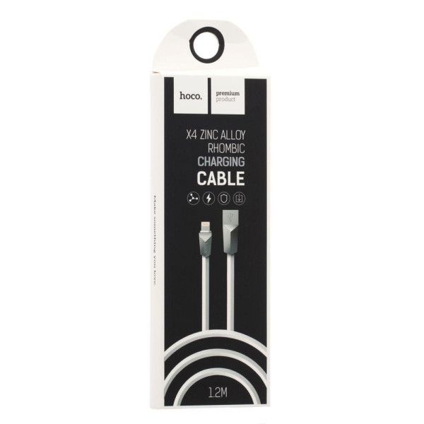Кабель USB Hoco X4 Zinc Alloy Lightning