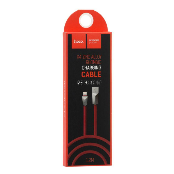 Кабель USB Hoco X4 Zinc Alloy Lightning