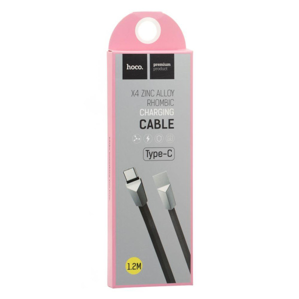 Кабель USB Hoco X4 Zing Alloy Type-C