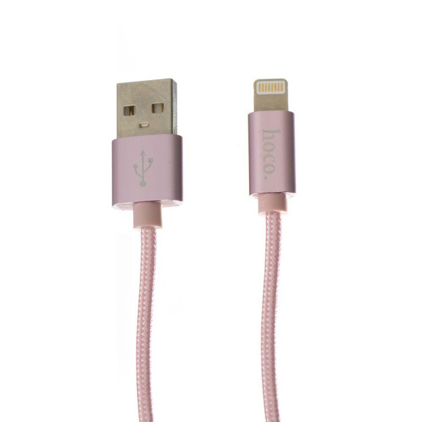 Кабель USB Hoco X2 Knitted Lightning 2.4A