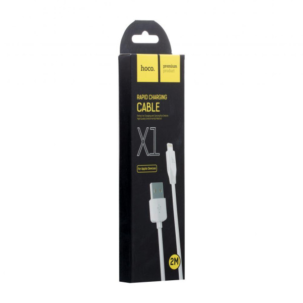 Кабель USB Hoco X1 Rapid Lightning 2m