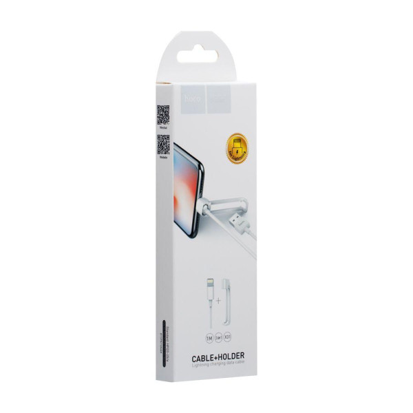 Кабель USB Hoco X31 Holder Charging Lightning