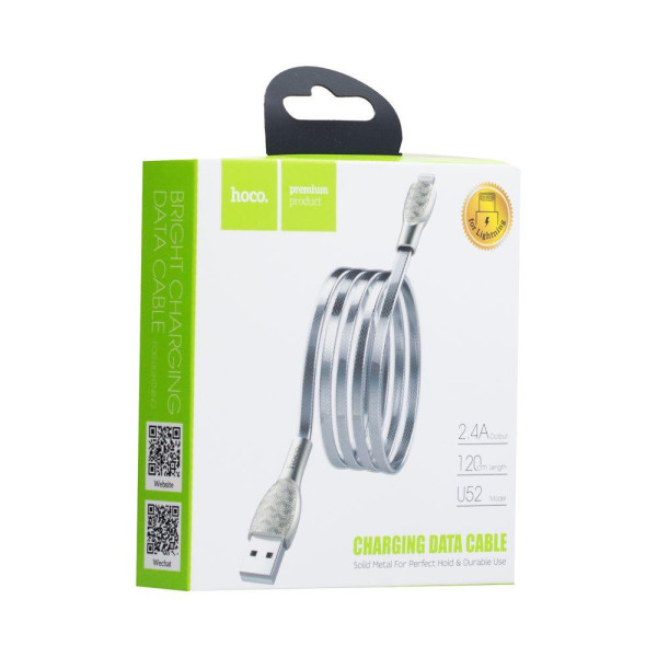 Кабель USB Hoco U52 Bright Lightning