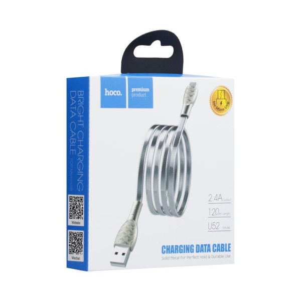 Кабель USB Hoco U52 Bright Micro