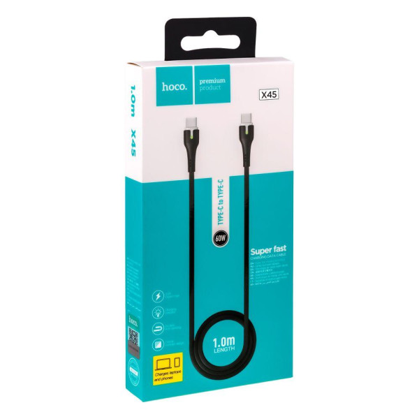 Кабель USB Hoco X45 Surplus Type-C to Type-C 1m
