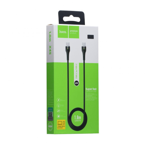 Кабель USB Hoco X45 Surplus Type-C to Type-C 1.8m