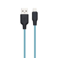 Кабель USB Hoco X21 Plus Fluorescent Lightning