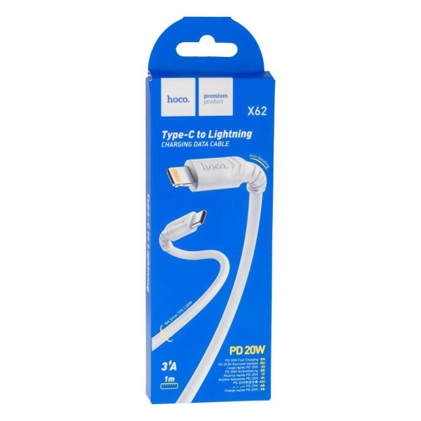Кабель USB Hoco X62 Fortune Type-C to Lightning PD 20W 3A