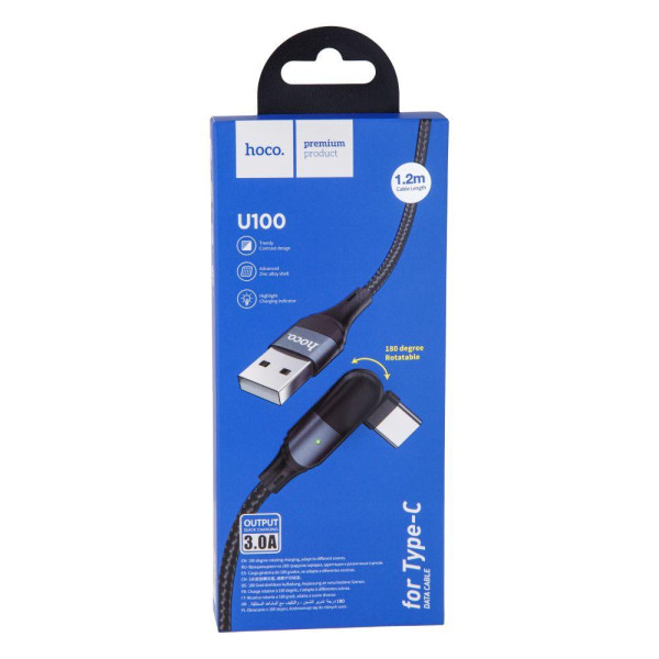 Кабель USB Hoco U100 Orbit Type-C