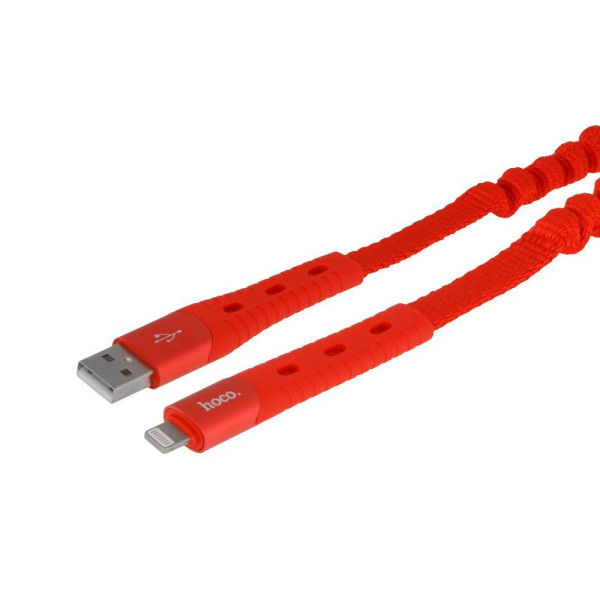 Кабель USB Hoco U78 Cotton Lightning 2.4A 1.2m