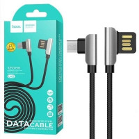 Кабель USB Hoco U42 Exquisite Steel Micro 2.4A 1.2m