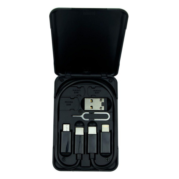 Кабель USB Hoco U86 Treasure 6 in 1 3A 0.28m