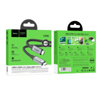 Кабель USB Hoco US06 USB3.2 20Gbps 100W 4K 60Hz Type C to Type C