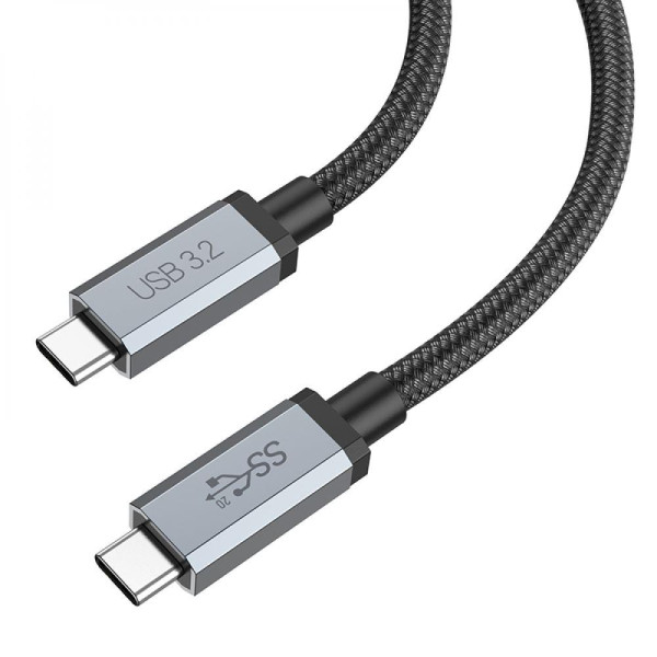 Кабель USB Hoco US06 USB3.2 20Gbps 100W 4K 60Hz Type C to Type C