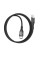 Кабель USB Hoco U115 Transparent 100W With Display Type-C to Type-C 1.2m