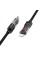 Кабель USB Hoco U116 Transparent PD27W LED Indicator Type-C to Lightning 1.2m