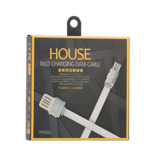 Кабель USB Remax Proda PD-B06m House Micro