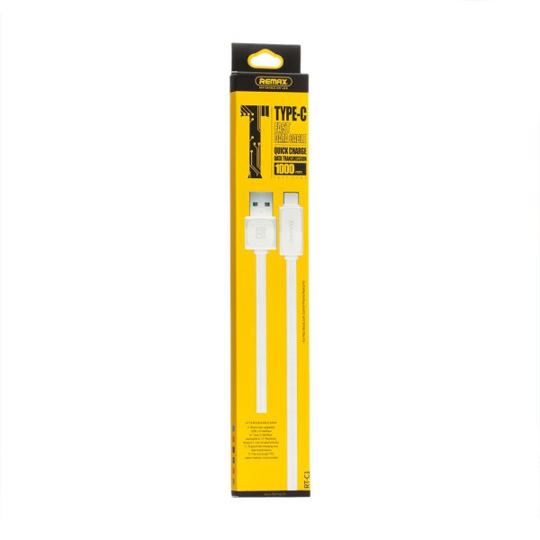 Кабель USB Remax RT-C1 Fast Data Type-C