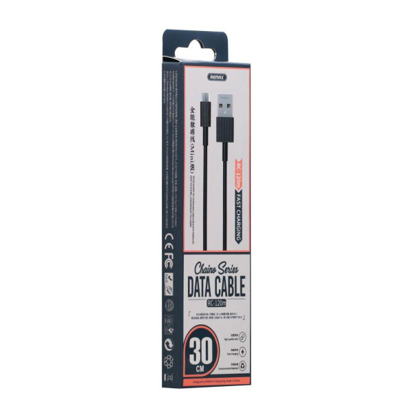 Кабель USB Remax RC-120m Chaino Micro 0.3m