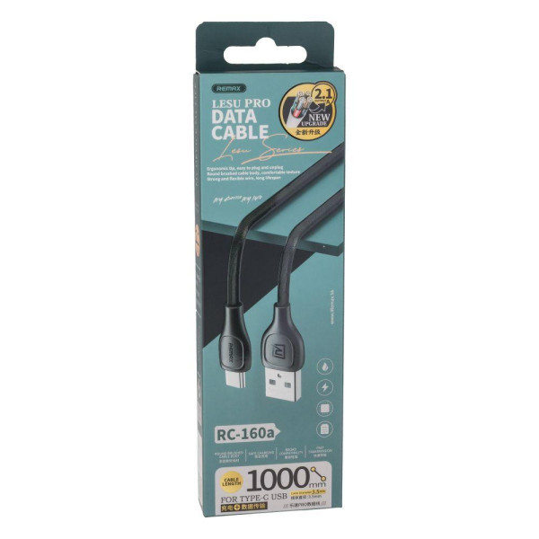 Кабель USB Remax RC-160a Lesu Pro Type-C