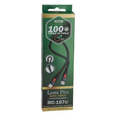 Кабель USB Remax RC-187с Type-C to Type-C