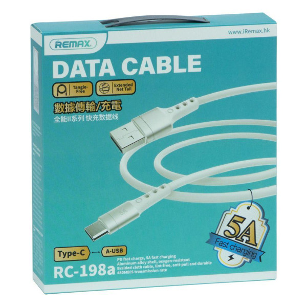 Кабель USB Remax RC-198a 5A USB-Type С