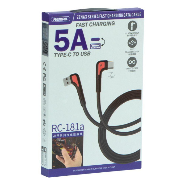 Кабель USB Remax RC-181a USB-Type c 5A
