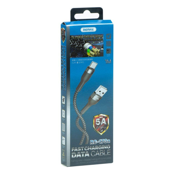 Кабель USB Remax RC-173a type C Sury 5A