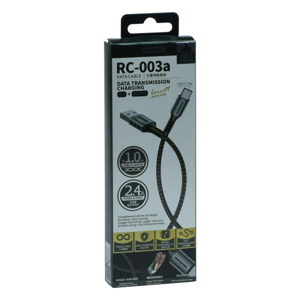 Кабель USB Remax RC-003a Type-C