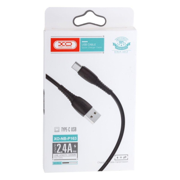 Кабель USB XO NB-P163  2.4A USB Type-C