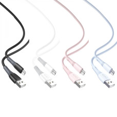 Кабель USB XO NB225 Silicone two-color Type C М'ята упаковка