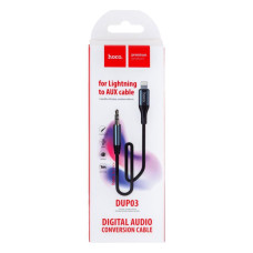 Кабель Aux Hoco DUP03 Lightning