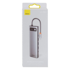 Хаб Baseus Type-C to 3USB / Type-C (PD) / 3.5mm / 2HDMI / SD / TF / LAN CAHUB-CT