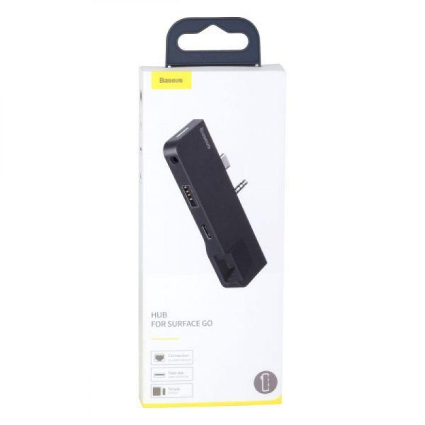 Хаб Baseus USB 3.0 / Type-C / RJ45 / AUX CAHUB-FG М'ята упаковка
