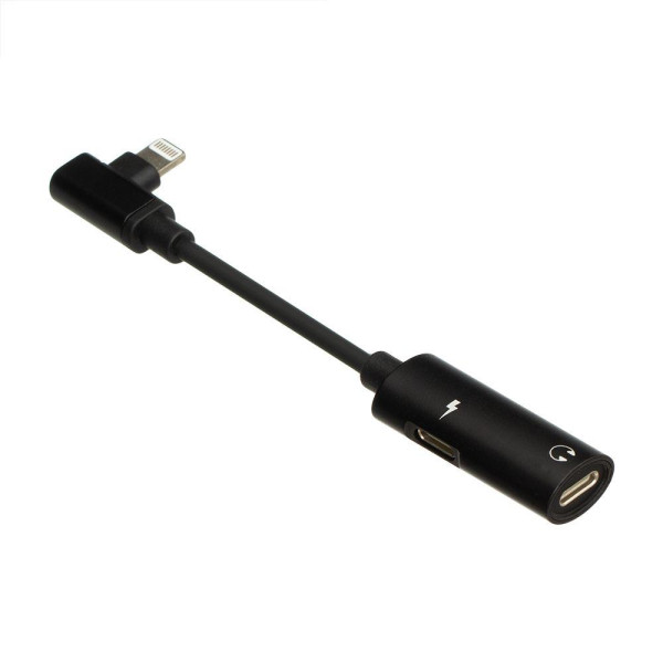 Перехідник Hoco LS18 Dual Lightning audio converter
