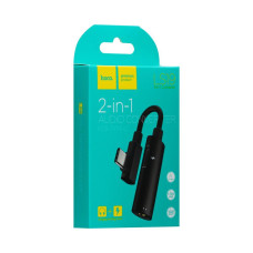 Перехідник Hoco LS19 Type-C 2-in-1 Audio Converter
