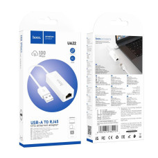 Перехідник Hoco UA22 USB to Ethernet adapter (100 Mbps)