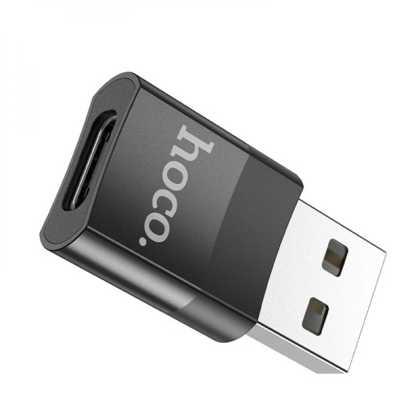 Перехідник Hoco UA17 USB Male to Type-C female USB2.0 adapter