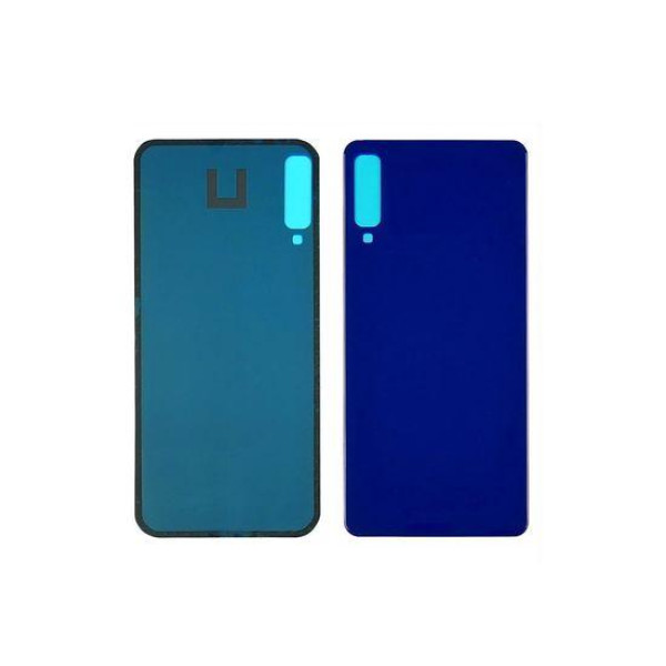 Заднє скло корпусу для Samsung A750F Galaxy A7 (2018) (Синє)