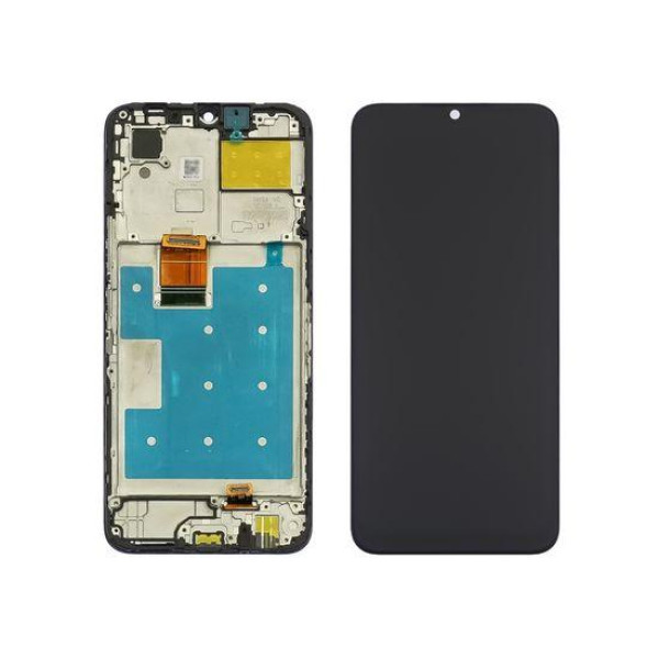 Дисплей для Huawei Honor X6 сенсорним склом в рамке (Чорний) Оригінал Китай