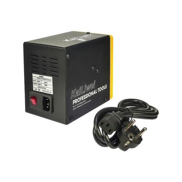 Паяльна станція KaiLiwei 8589D, фен з датчиком нахилу (700W), паяльник з термоелементом Hakko (60W), цифрова індикація