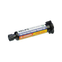 Лак ізоляційний Relife RL-UVH902Y 3S швидковисихаючий у шприці, 10 ml (Жовтий)