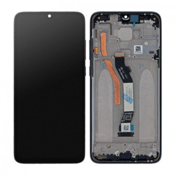 Дисплей для Xiaomi RedMi Note 8 Pro із сенсорним склом у рамці (Чорний) Original PRC