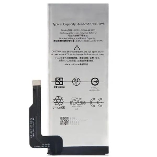 Акумулятор АКБ для Google Pixel 5A | G27FU (4680 mAh) Original PRC