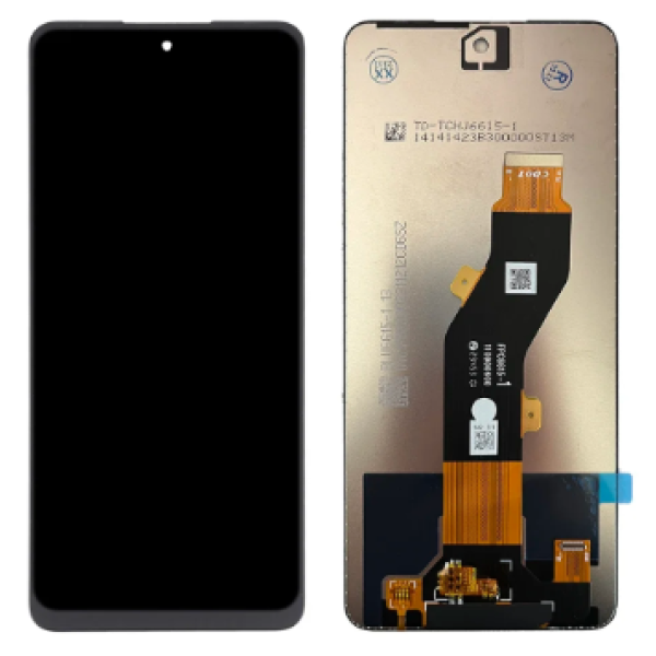 Дисплей для Tecno Spark 20C (BG7n) з сенсорним склом (Чорний) Оригінал Китай