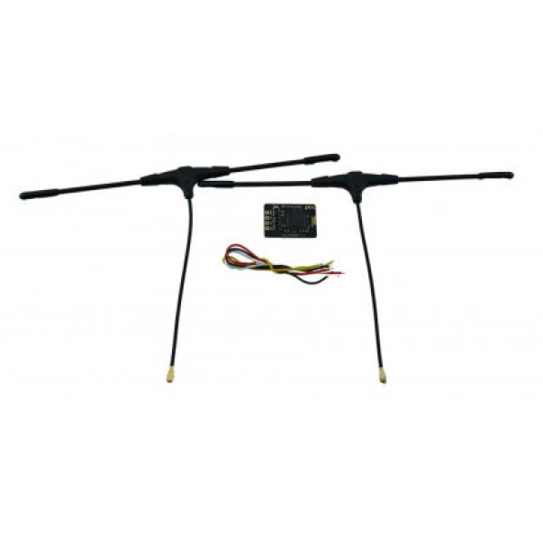 Приймач ELRS 915 MHz SuperD, BetaFPV 900 RX, (прошивка 3.3.2), з 2 антенами Immortal T