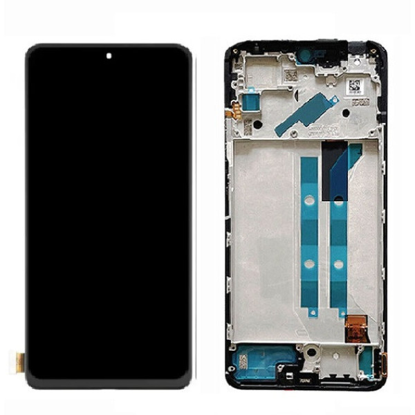 Дисплей Xiaomi Poco X4 Pro 5G | Redmi Note 11 Pro | Redmi Note 11 Pro Plus 5G з сенсором у рамці (Чорний) OLED