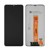 Дисплей для Samsung A127 Galaxy A12 2021 с сенсорным стеклом (Черный) Service Pack
