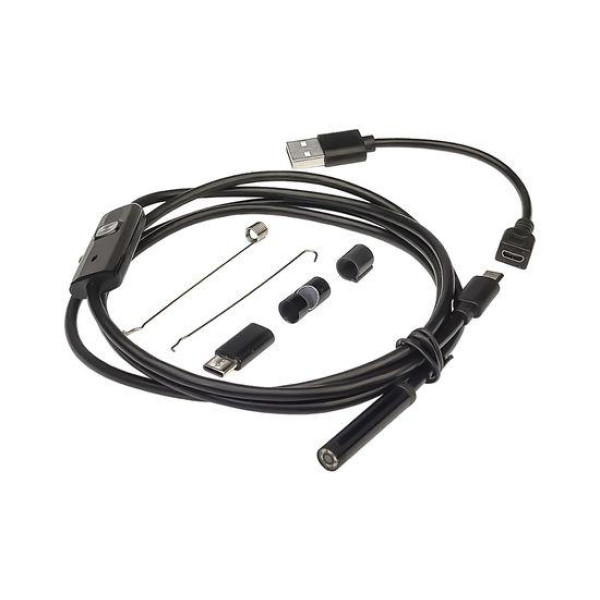 Ендоскоп цифровий камера 640x480, вологозахист IP67, L=150мм, USB A/Micro/Type C